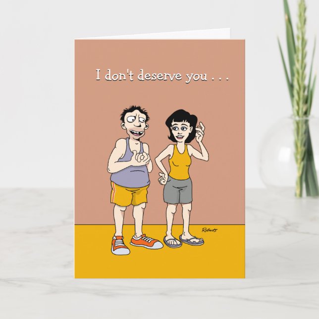Carte Anniversaire drôle du Mariage (Devant)