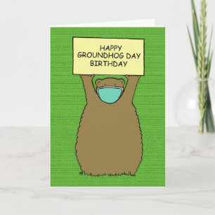 Carte Anniversaire du 19e Jour de la Marmotte