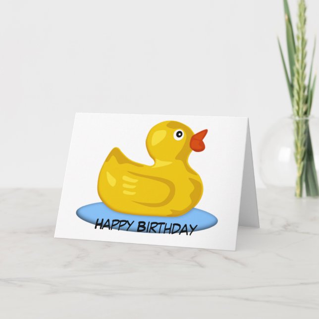 Carte Anniversaire du caoutchouc (Devant)