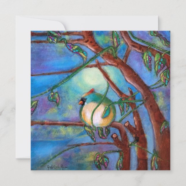 Carte Anniversaire du cardinal Whimsal (Devant)