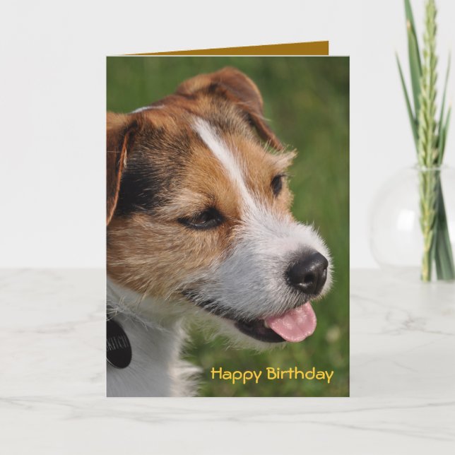 Carte Anniversaire du chien (Devant)