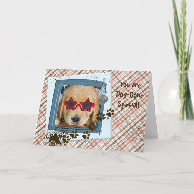 Carte Anniversaire du chien (Devant)