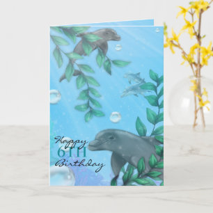 Carte Anniversaire du dauphin