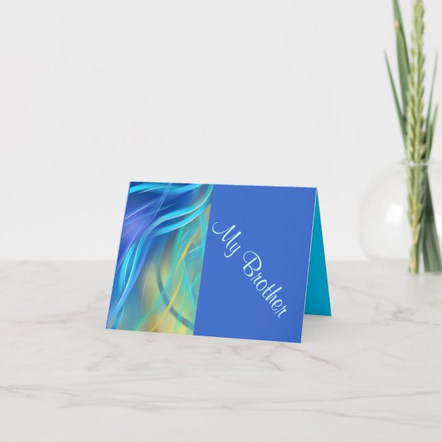 Carte Anniversaire du frère (Devant)