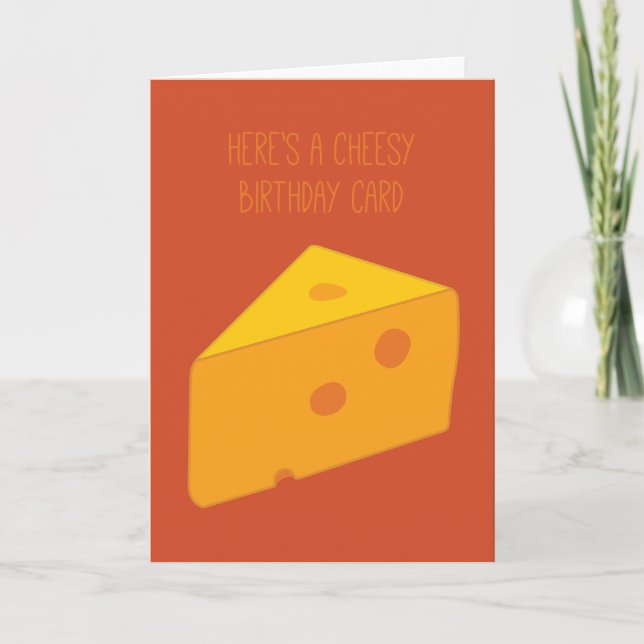 Carte Anniversaire du fromage (Devant)