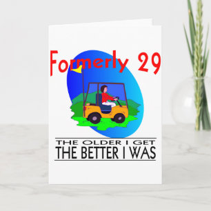 Carte Anniversaire du golfeur