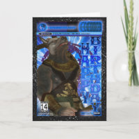 Carte Anniversaire du jeu d'ordinateur