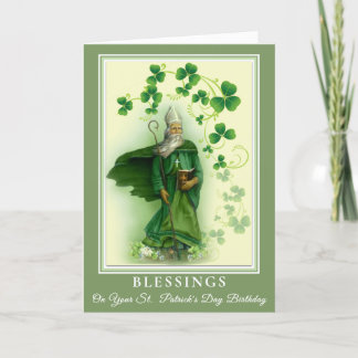 Carte Anniversaire du jour de St Patrick