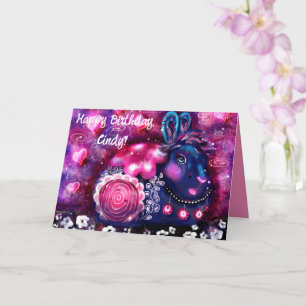 Carte Anniversaire du lapin géant
