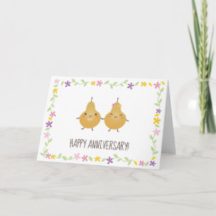 Carte Anniversaire du mari et de la femme de la couronne