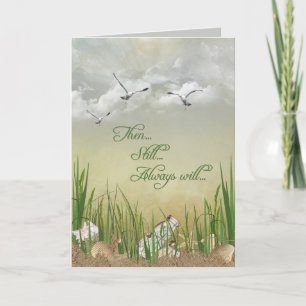 Carte anniversaire du mariage seashell