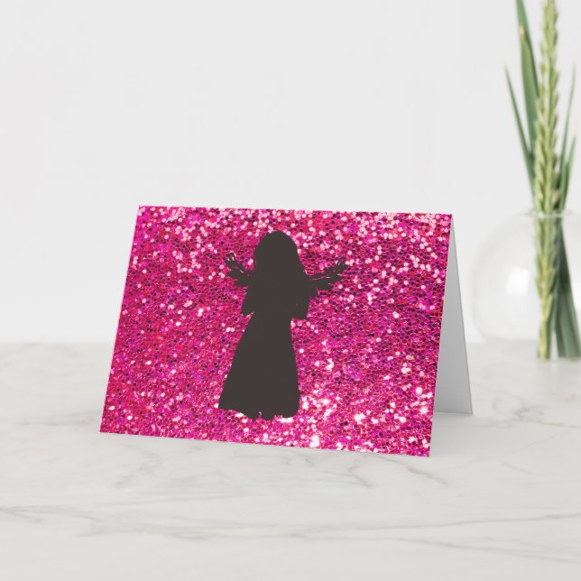 Carte Anniversaire du mignon Angel (Devant)