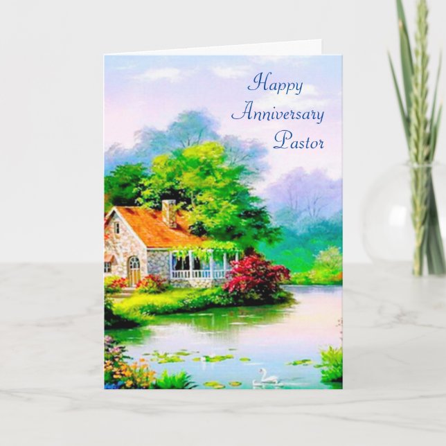 Carte Anniversaire du pasteur (Devant)