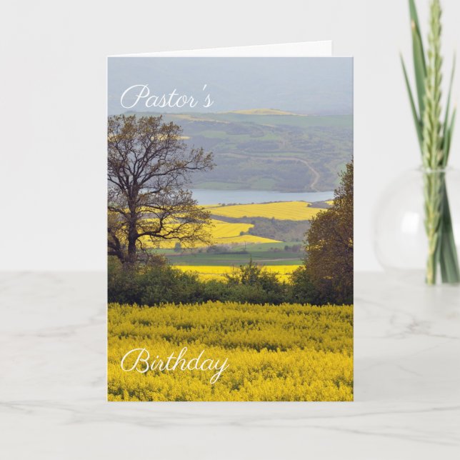 Carte Anniversaire du pasteur (Devant)