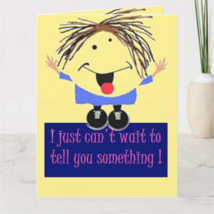 Carte Anniversaire du personnage de dessin