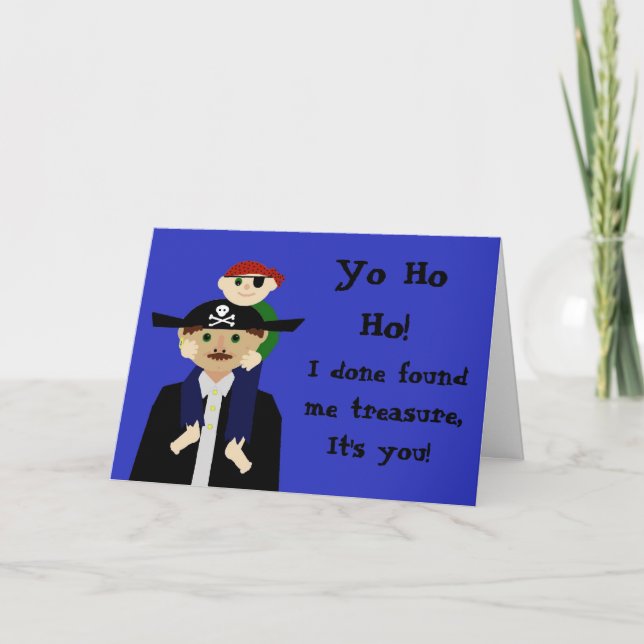 Carte Anniversaire du Pirate (Devant)