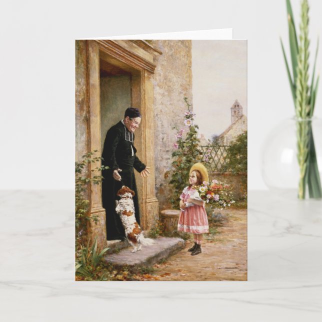 Carte Anniversaire du prêtre (Devant)