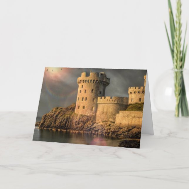 Carte Anniversaire Du Roi Du Château (Devant)