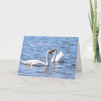 Carte anniversaire du Swan