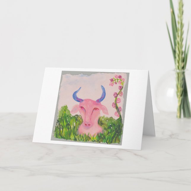 Carte Anniversaire du Taurus (Devant)