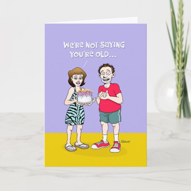 Carte Anniversaire du "Time Marches On" (Devant)