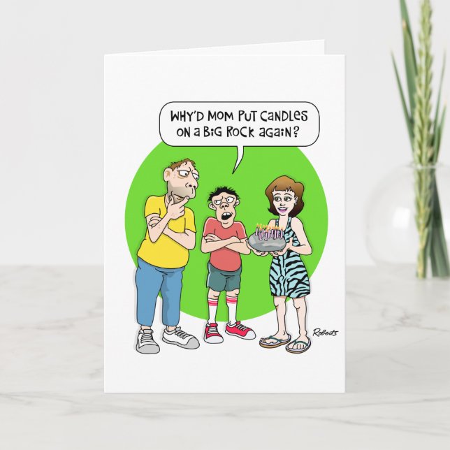 Carte Anniversaire d'un fils pré-adolescent (Devant)