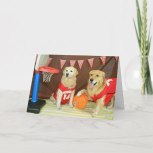 Carte Anniversaire d'un Golden Slam Dunk