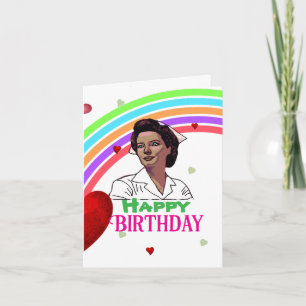 Carte Anniversaire d'une infirmière