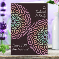 Anniversaire élégant du Mariage Red Boho Mandala