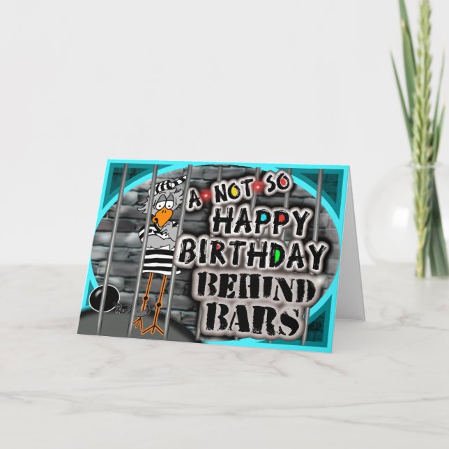Carte Anniversaire en prison (Devant)