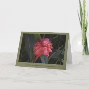 Carte anniversaire en tchèque