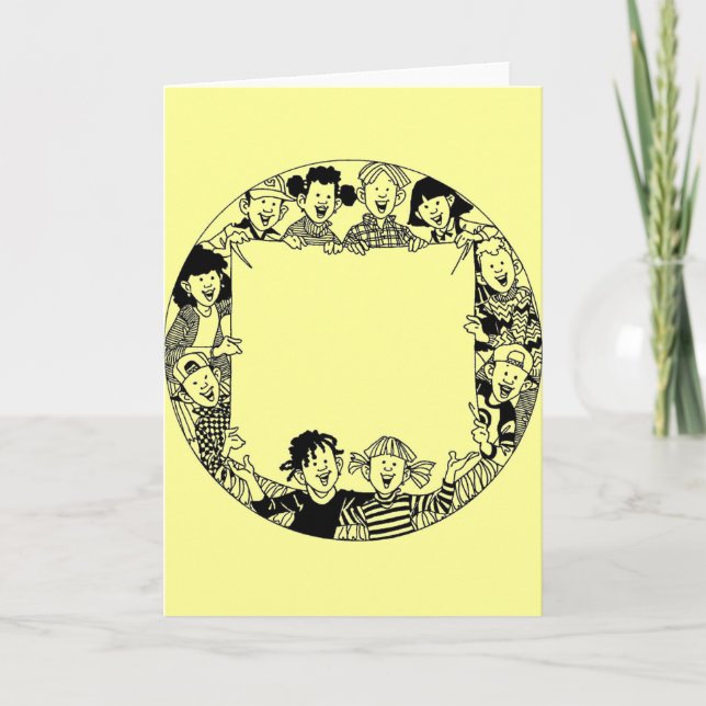 Carte Anniversaire enfant (Devant)