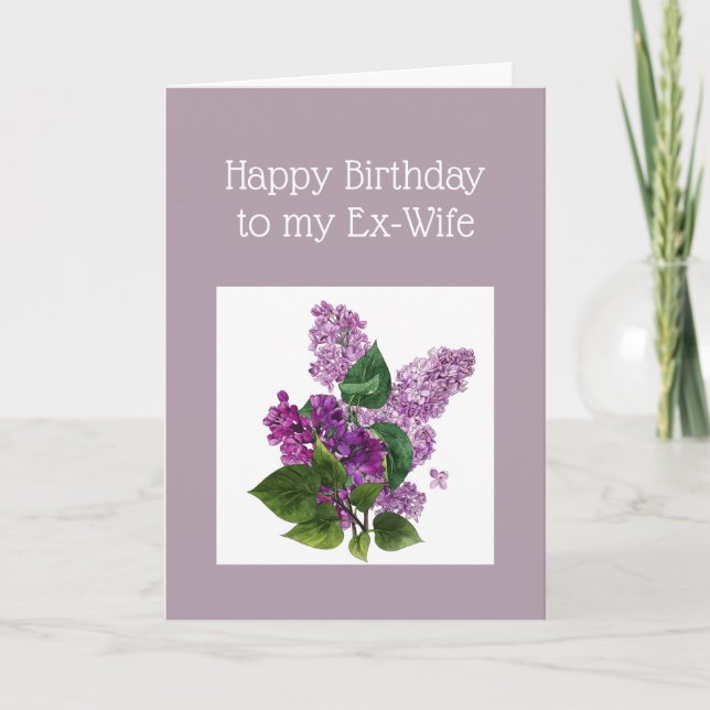 Carte Anniversaire Ex-femme définition de Relax Humour A (Devant)