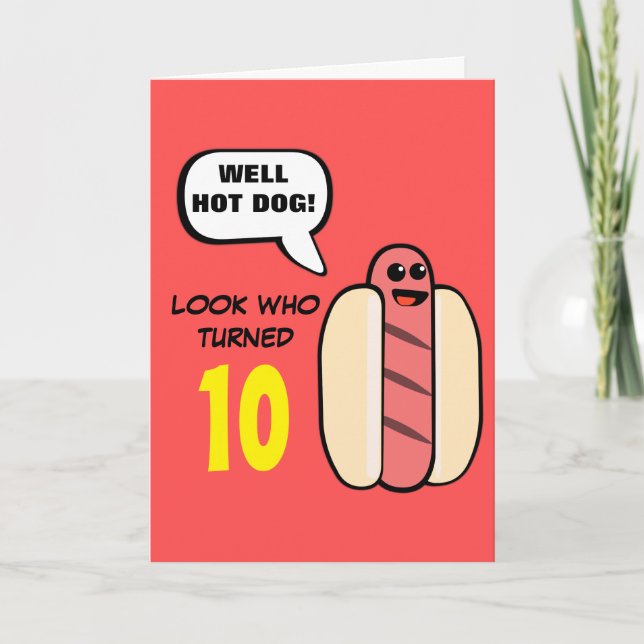 Carte Anniversaire fait sur commande de caractère de (Devant)