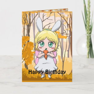 Carte Anniversaire féerique - partagez ma carotte