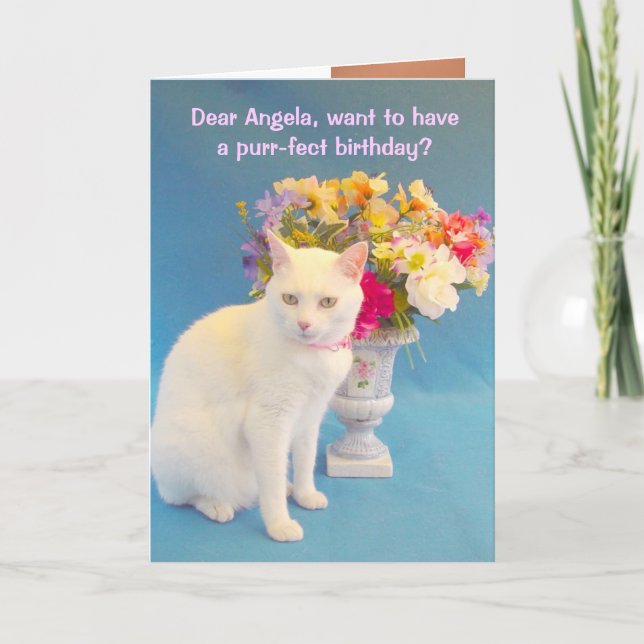 Carte Anniversaire féminin (Devant)