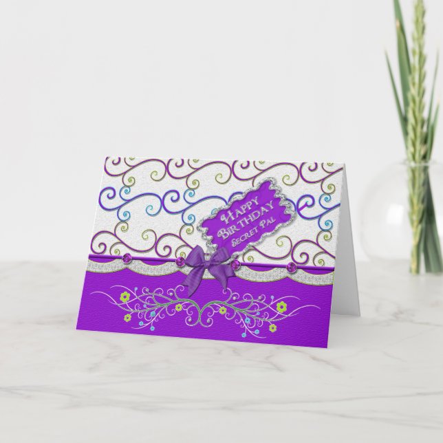 Carte Anniversaire - Fille - Fun (Devant)