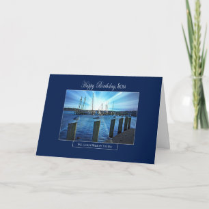 Carte ANNIVERSAIRE - Fils - Marina - Mouettes