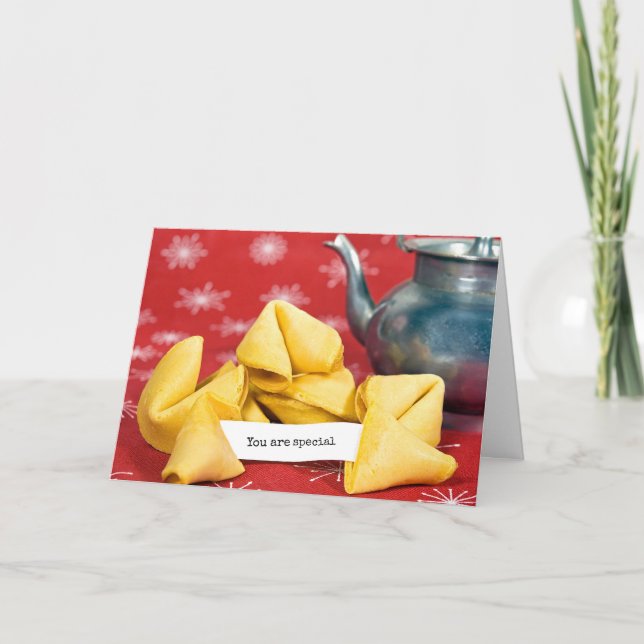 Carte Anniversaire Fortune Cookie (Devant)