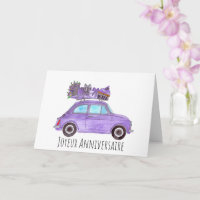 Anniversaire français Retro Fiat 500