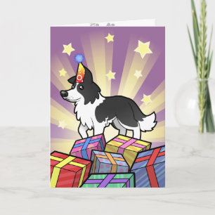 Carte Anniversaire Frontière Collie
