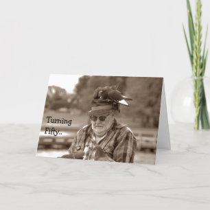 Carte Anniversaire Fun Turning 50 Ce n'est pas aus