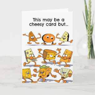 Carte Anniversaire Funny Cheesy Meilleurs voeux