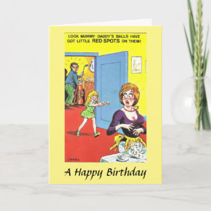 Carte Anniversaire - Golf Balls