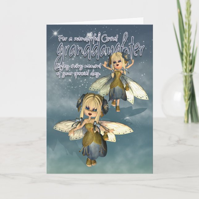 Carte Anniversaire - Grande Petite-Fille - Moonies (Devant)