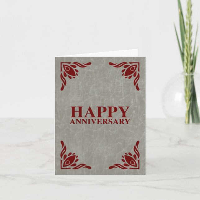 Carte anniversaire heureux (Devant)