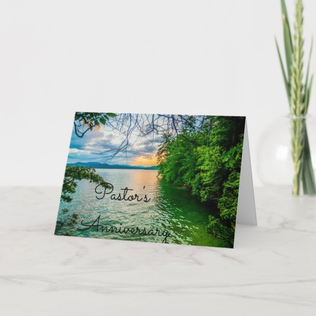 Carte Anniversaire heureux, pasteur (Devant)