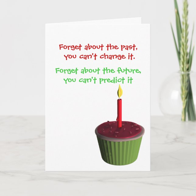 Carte Anniversaire humoristique (Devant)