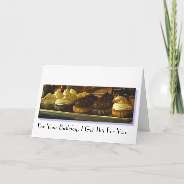 Carte Anniversaire - humour (Devant)