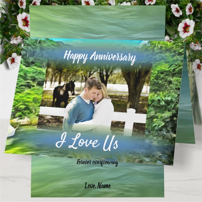 Carte Anniversaire I Love Us Vallarta River South 0366 (Créateur téléchargé)